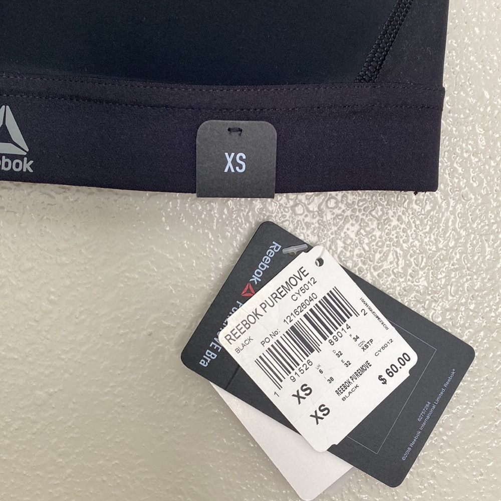 ‼️ONLY 1‼️ Reebok Women’s PureMove Sports Bra XS - Picture 3 of 4